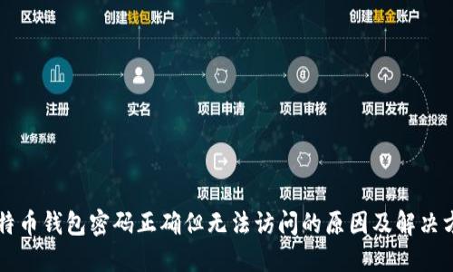 比特币钱包密码正确但无法访问的原因及解决方法